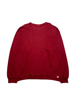 Vintage 90s Red Russell Athletic Blank Sweatshirt Men's XL