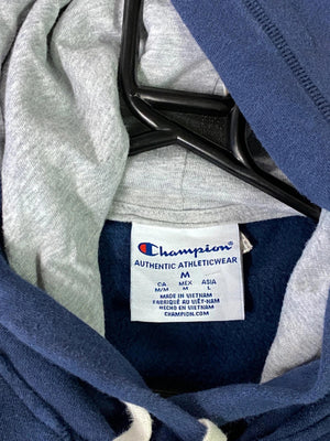 Champion Navy Hoodie with Varsity C Logo Size M