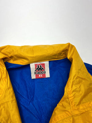 Kappa Vintage Blue & Yellow Full-Zip Windbreaker Jacket (Men’s XL)