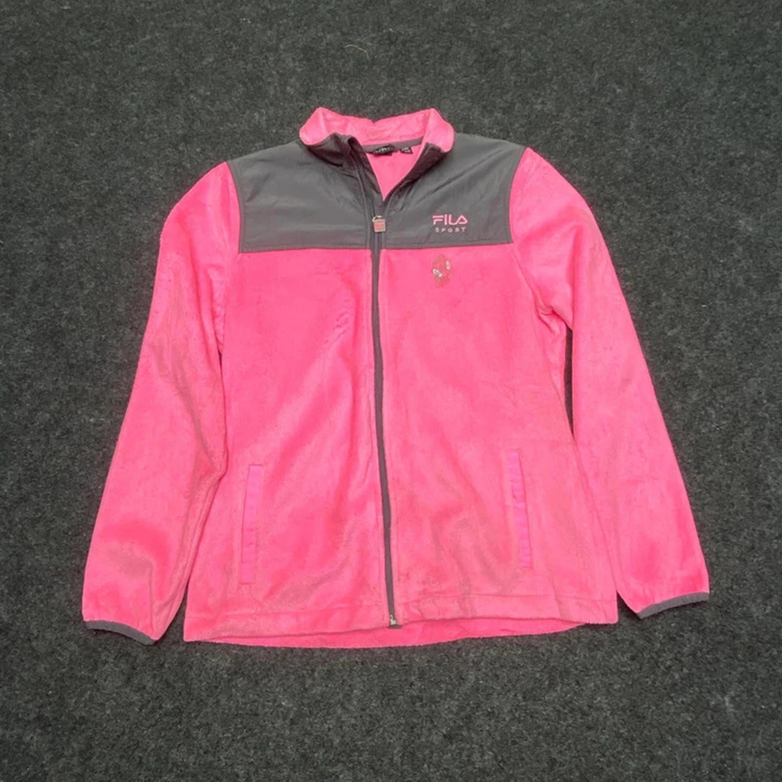Pink FILA Fleece Jacket Youth's Large