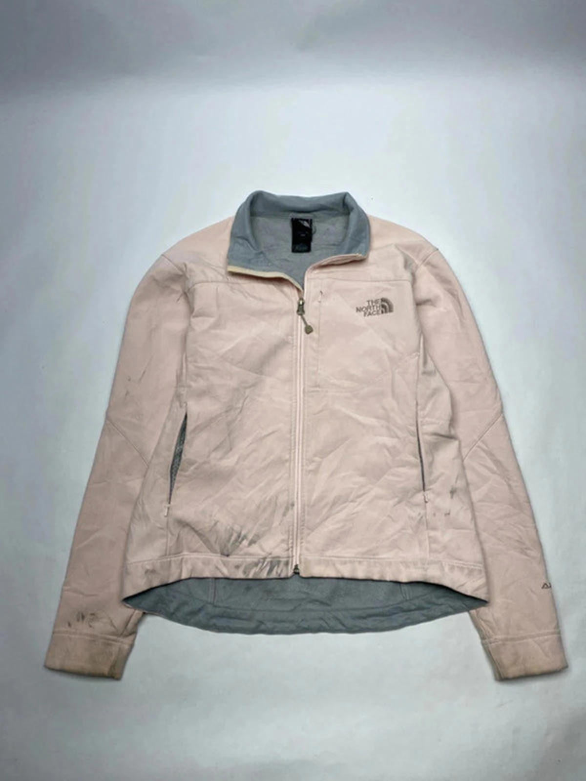 The North Face Women's Light Pink Full-Zip Fleece Jacket