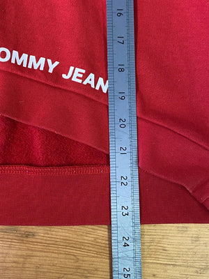 Tommy Jeans Red Logo Crewneck Sweatshirt