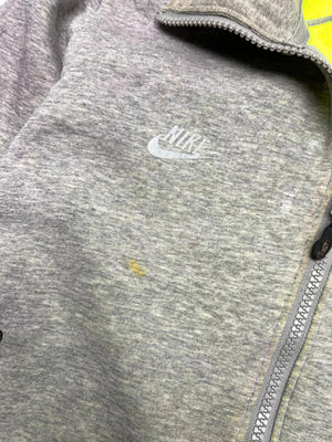 Nike Sportswear Grey Full-Zip Fleece Jacket – Men’s M