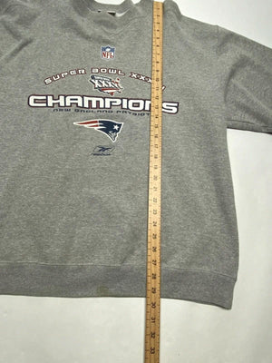 Reebok NFL New England Patriots Super Bowl XXXVI “Champions” Sweatshirt