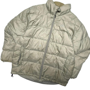 Yellow Kappa Puffer Jacket Men's Large