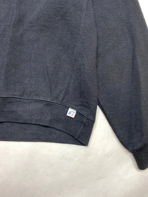 Vintage Russell Athletic Black Crewneck Sweatshirt – Classic Fit