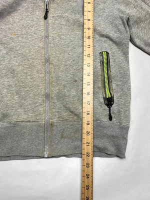 Nike Sportswear Grey Full-Zip Fleece Jacket – Men’s M
