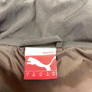 Brown Puma Quilted Jacket Women's Large