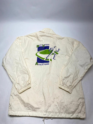 Adidas Vintage Cream Windbreaker Jacket (Men’s L)