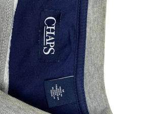 Grey CHAPS Chest Logo Sweatshirt Men's Medium