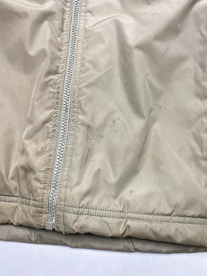 Adidas Vintage Beige 3-Stripes Windbreaker Jacket