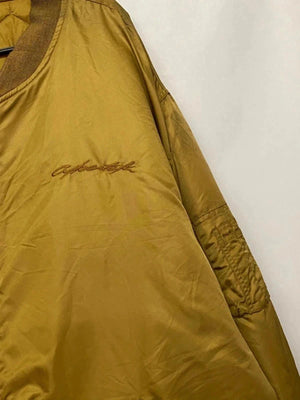Men's Classic Bomber Jacket in Mustard Yellow