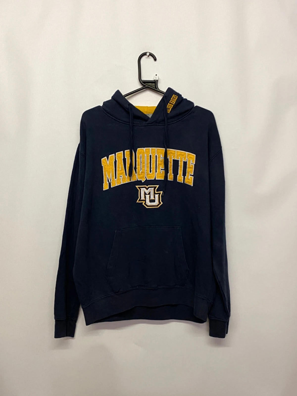 Marquette University Navy College Hoodie Size L