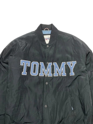 Black Tommy Jeans Varsity Jacket Men's XL