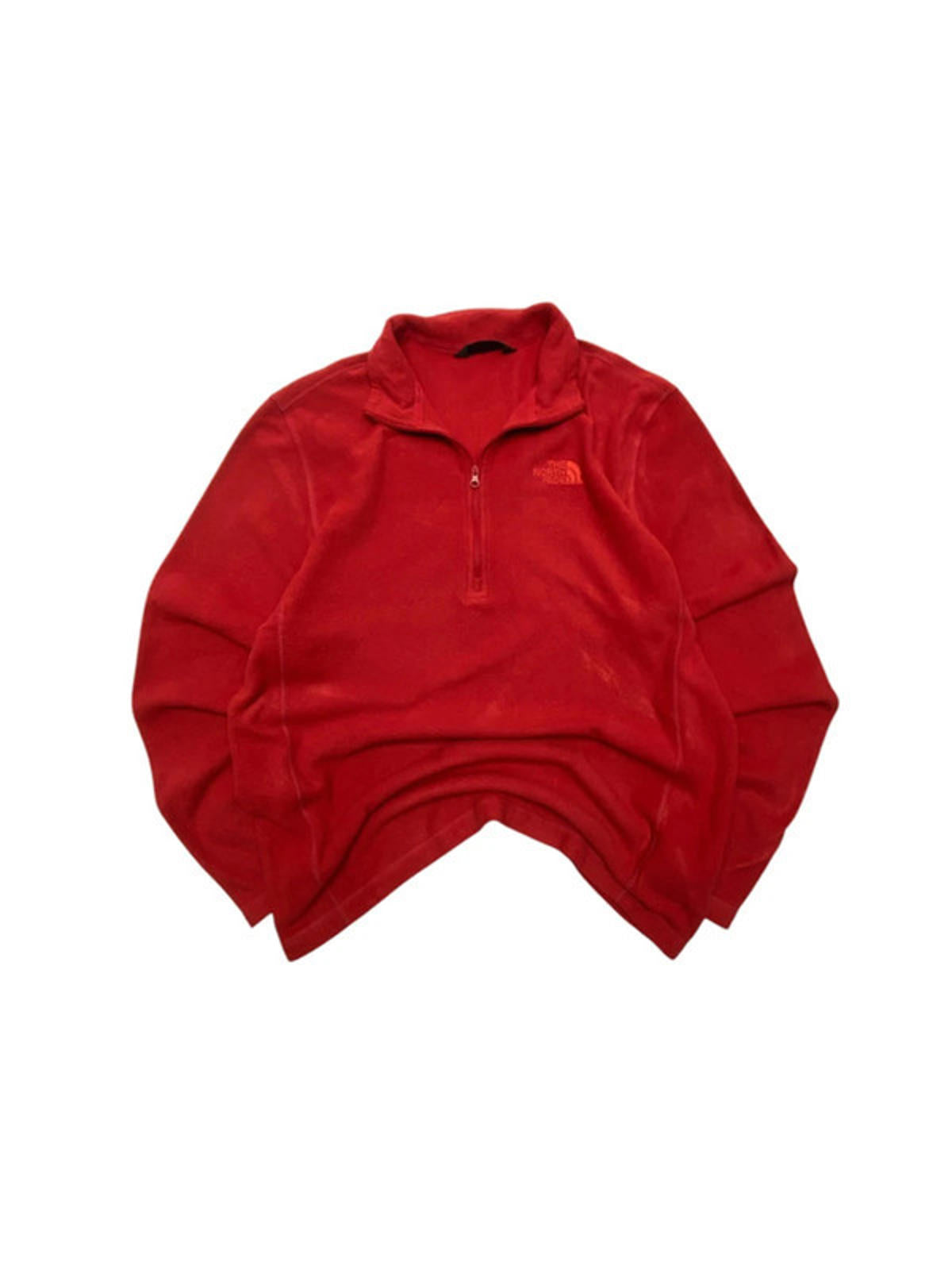 Red North Face Fleece Men's Medium