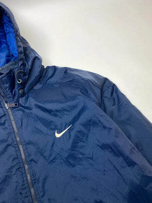 Nike Navy Blue Puffer Windbreaker Jacket