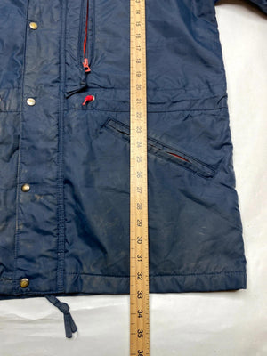 Adidas Vintage Navy and Red Padded Jacket (Men’s L)