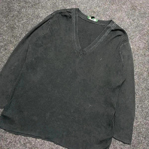 Black Ralph Lauren V-neck Jumper Men's XL