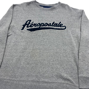 Grey Aeropostale Sweatshirt Men's Large