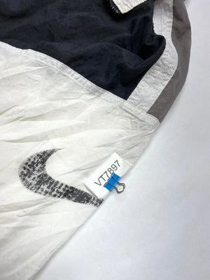 Nike Vintage Black & White Full-Zip Track Jacket (Men’s XL)