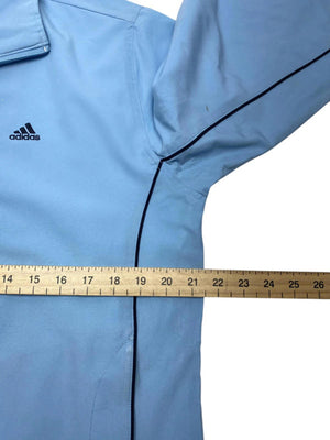 00s Light Blue Adidas Windbreaker Men's Medium