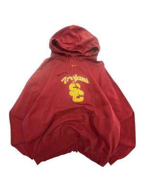 Vintage 90s Burgundy Nike Team Hoodie Men's XL