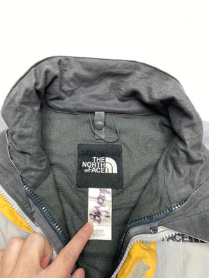 The North Face HyVent Grey & Yellow Waterproof Jacket