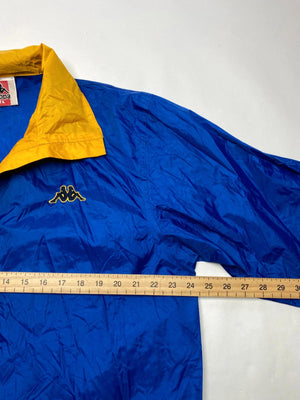 Kappa Vintage Blue & Yellow Full-Zip Windbreaker Jacket (Men’s XL)