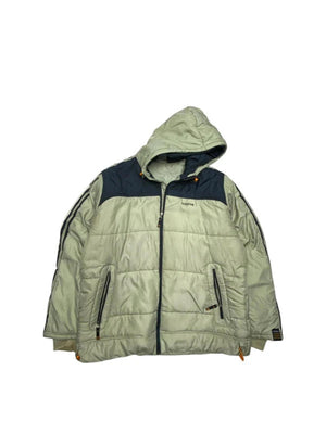 00s Green Adidas Puffer Jacket Men's Large