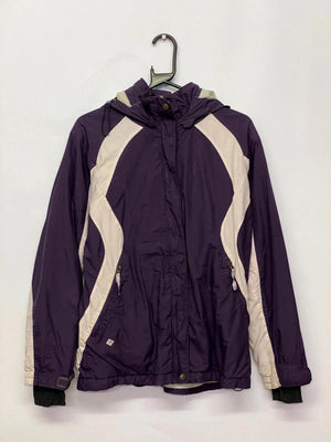 Columbia Women’s Winter Jacket – Purple/White, Size M