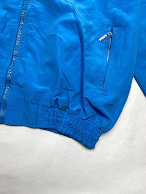 Vintage Adidas Blue Track Jacket – Size 15 – Retro 80s/90s Style