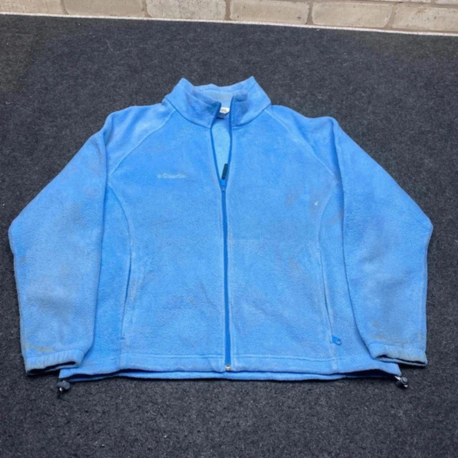 Blue Columbia Fleece Jacket Women's XXL