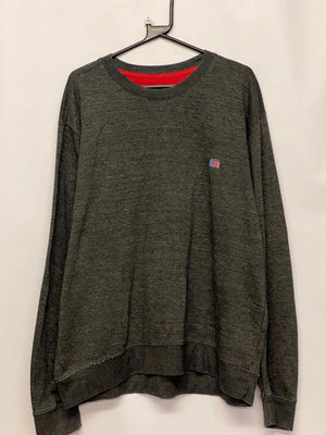 CHAPS Charcoal Grey “Everyday Fleece” Crewneck Sweatshirt Size XXL