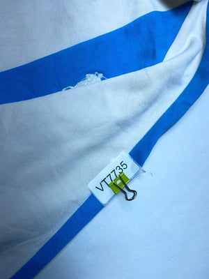 Polo Ralph Lauren White & Blue Full-Zip Track Jacket