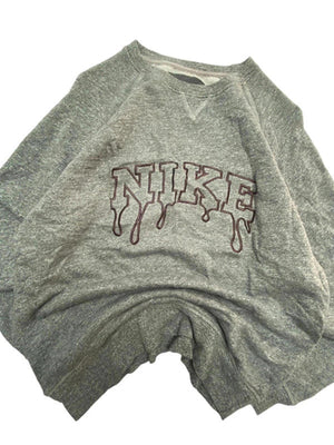 Grey H&M Embroidery Sweatshirt Men's Small