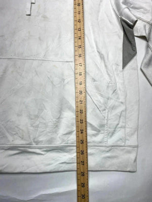 Nike Just Do It Pullover Hoodie White Grey – Size L