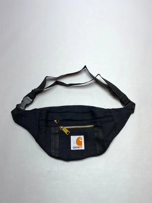 Carhartt Black Waist Bag with Gold Zipper