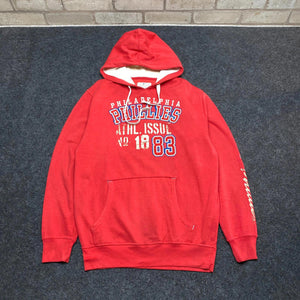 Red GIII x MLB Phillies Hoodie Men's Medium