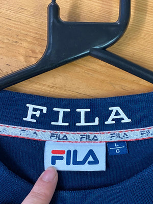 Fila Navy Blue Embroidered Sweatshirt