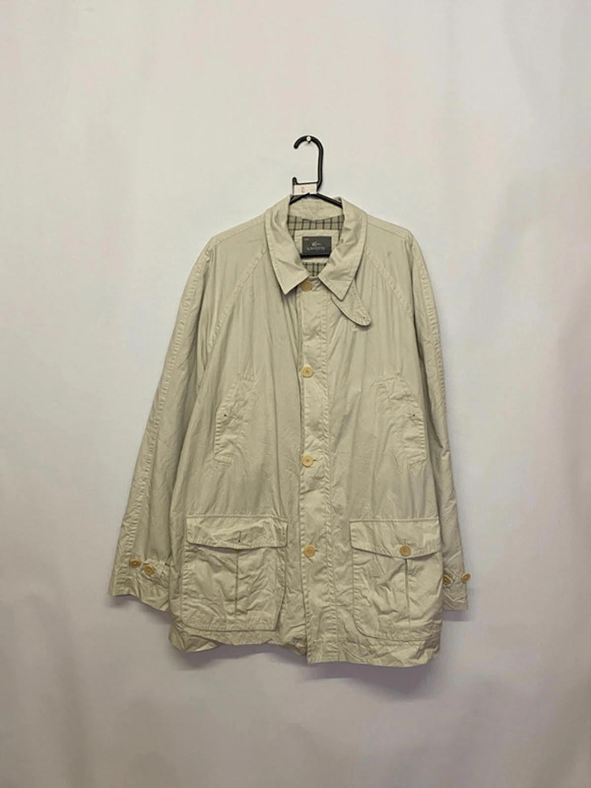 Lacoste Beige Utility Jacket – Size 60/3 (XXL)