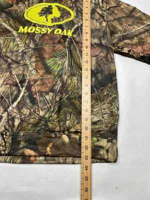 Mossy Oak Camo Hoodie Neon Lined Outdoor Hunting Streetwear