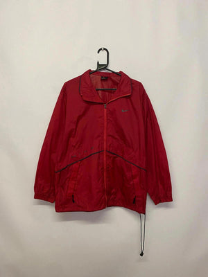 Vintage Nike Red Windbreaker Jacket – Size S – Full Zip