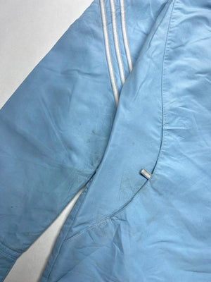 Adidas Light Blue 3-Stripe Women’s Track Jacket – Size L (UK 14)