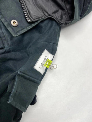 Lacoste Black Hooded Utility Field Jacket – Size 48