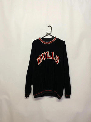 Vintage Starter NBA Chicago Bulls Sweatshirt Pullover – Black/Red