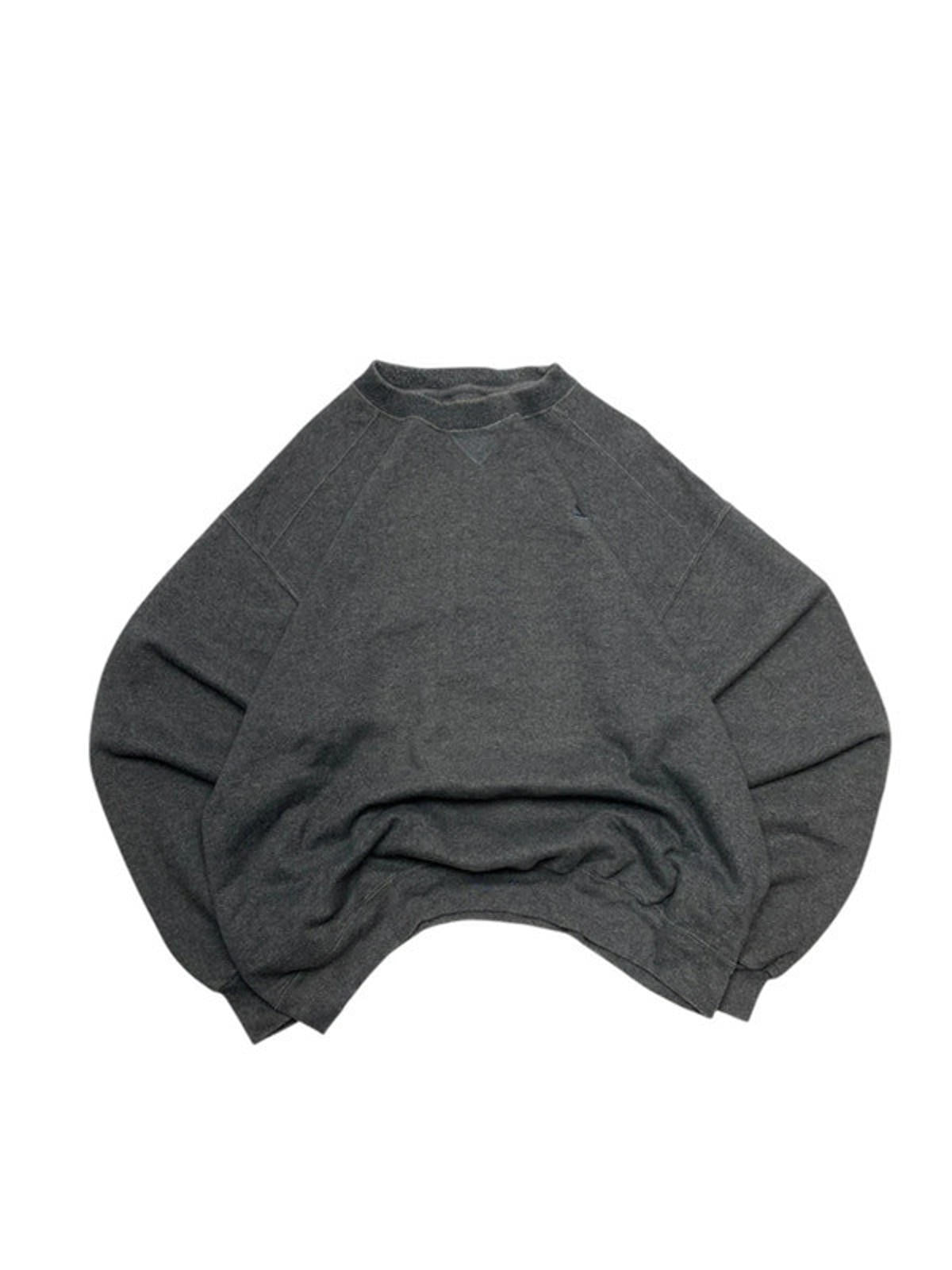 Vintage Grey Starter Chest Logo Sweatshirt Men's Medium