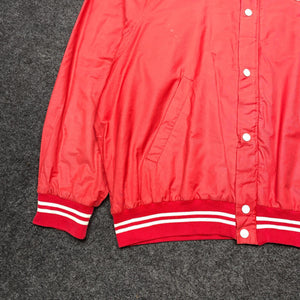 Red Lacoste Varsity Jacket Women's XS
