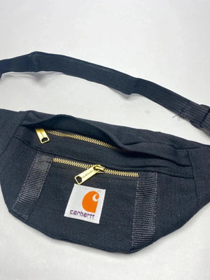 Carhartt Black Canvas Waist Bag / Crossbody Bum Bag