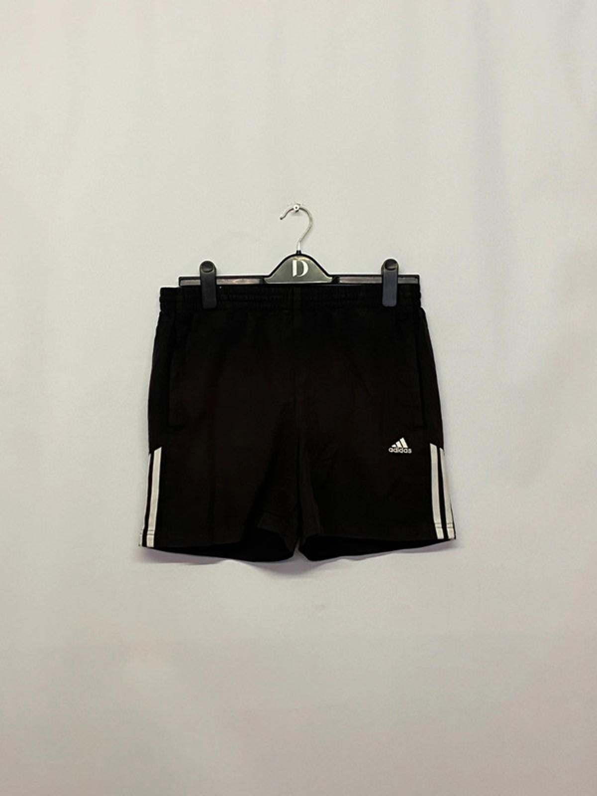 Adidas Black 3-Stripes Sports Shorts