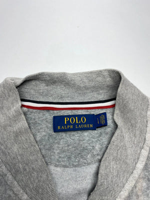 Polo Ralph Lauren Men's Grey Fleece Jacket with Full Zip